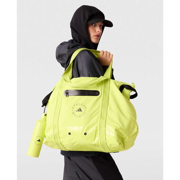 Stella McCartney Handbags - Stella McCarthy, Adidas Logo Tote Bag neon, electric Green, Gym, Tote